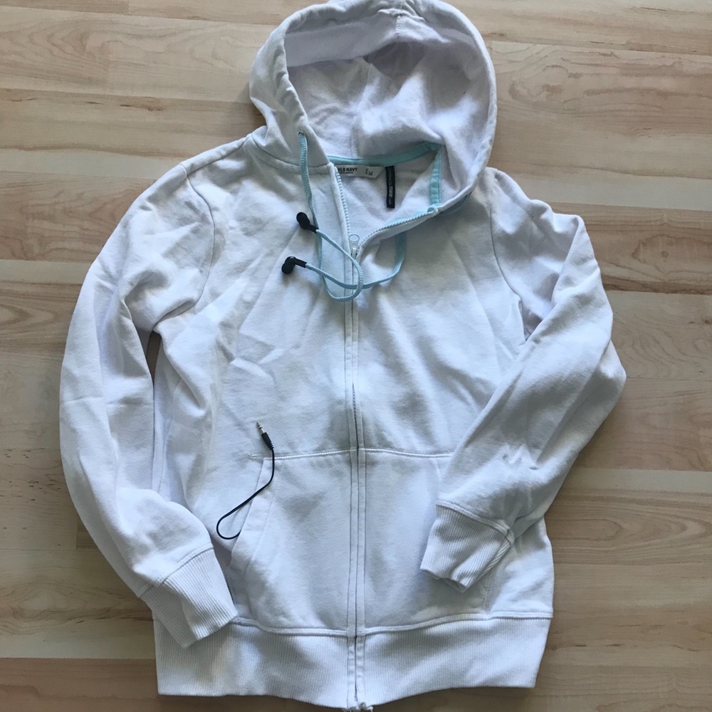 Hooded sweatshirt with headphones Size M